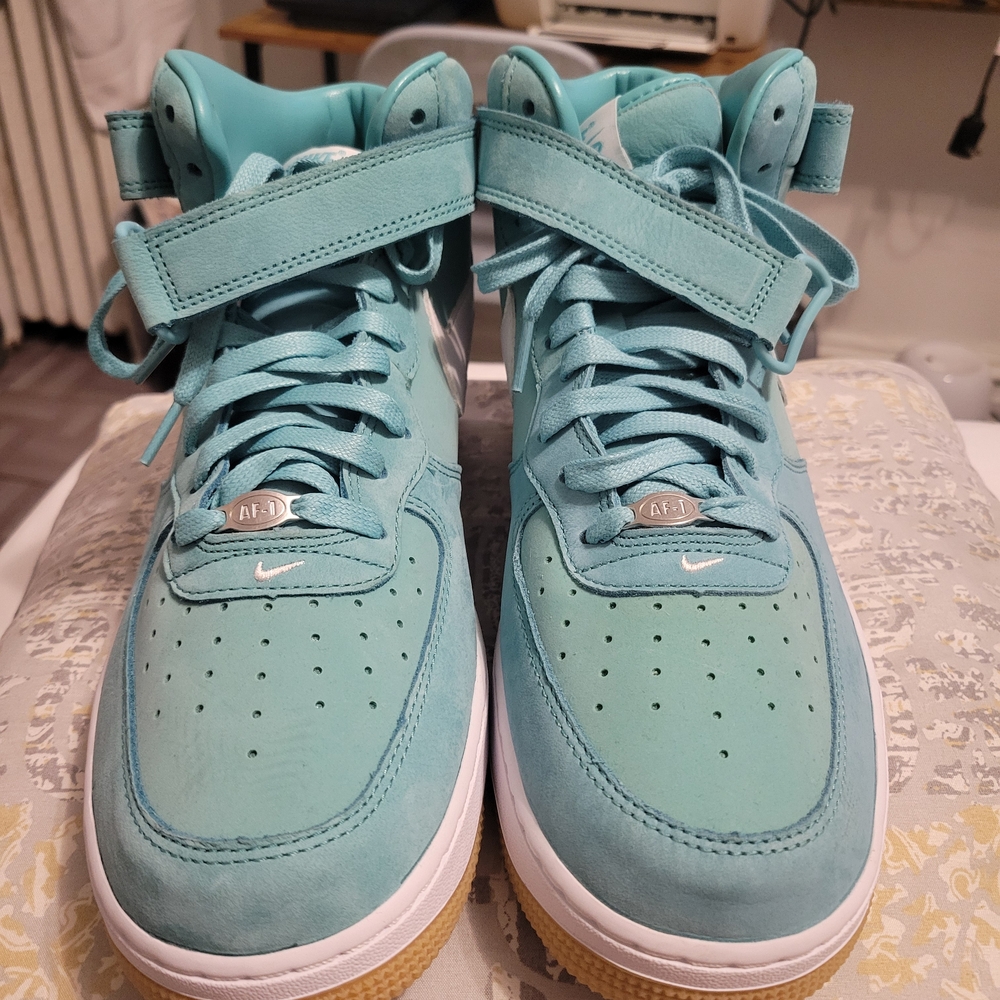 Nike Air Force 1 Mid Washed Teal Size 12